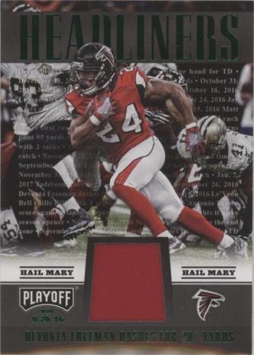 2017 Panini Playoff Devonta Freeman #HL-DF