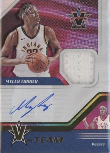 2017-18 Panini Vanguard - Myles Turner #VT-MTN