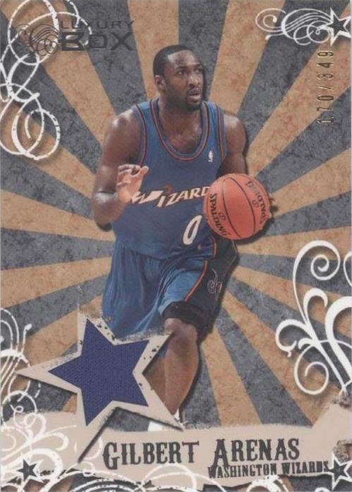 2006-07 Topps Luxury Box - Gilbert Arenas #MR-GA