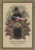 2007 Upper Deck Artifacts - Josh Johnson #MLB-JJ