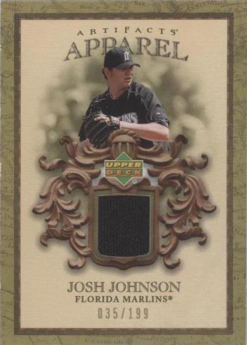 Artefactos de cubierta superior 2007 - Josh Johnson #MLB-JJ