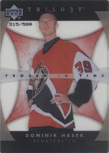 2005-06 Upper Deck Trilogy - Dominik Hasek #167