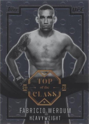 2017 Topps Chrome UFC - Fabricio Werdum #TC-FW