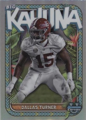 2023 Bowman University Chrome Dallas Turner #TBK-14