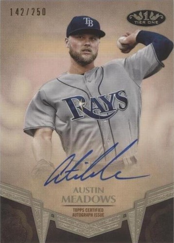 2019 Topps Tier One - Austin Meadows #BA-AME