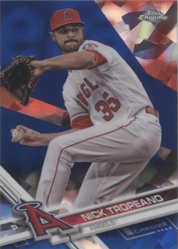 2017 Topps Chrome Sapphire Edition - Nick Tropeano #354
