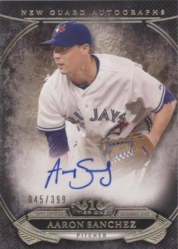 2015 Topps Tier One - Aaron Sanchez #NGA-ASZ