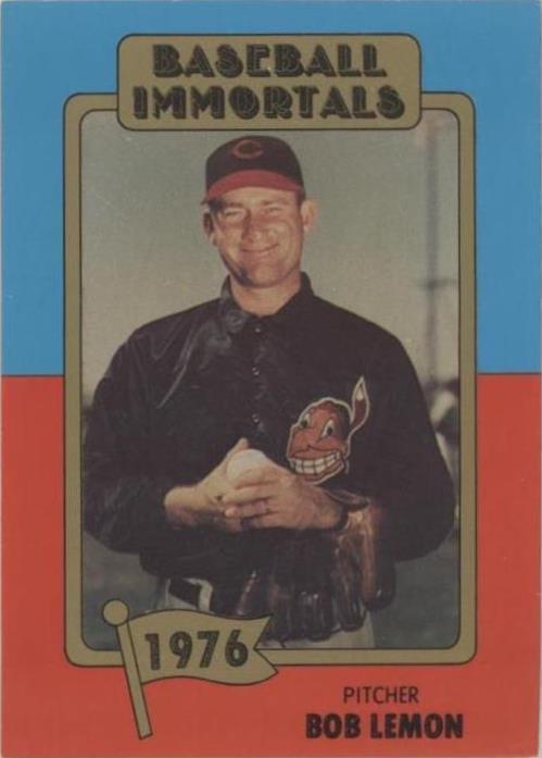 1980-84 SSPC Baseball Immortals 1st Printing - Bob Lemon #155