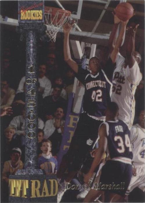 1994 年签名新秀 Tetrad - Donyell Marshall #LX
