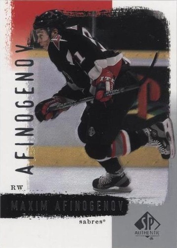 2000-01 SP Authentic - Maxim Afinogenov #11