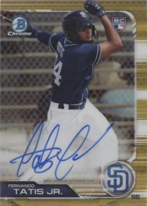 Topps Fernando Tatis Jr. Baseball 2019 Season Sports Trading Topps Fernando Tatis Jr. Baseball 2019 Season Sports Trading