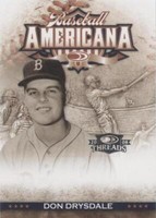 2008 Donruss Threads - Don Drysdale #BA-44