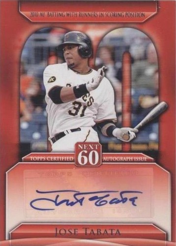 2011 Topps Update Series - Jose Tabata #N60A-JT