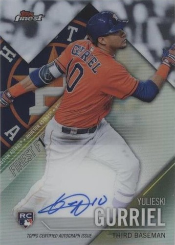 2017 Topps Finest - Yuli Gurriel #FF-YG
