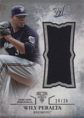 2015 Topps Triple Threads - Wily Peralta #UJR-WPE