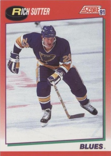 1991-92 Score Canadian - Rich Sutter #63