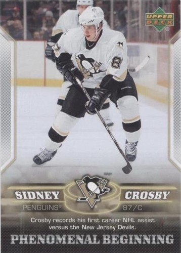 2005-06 Upper Deck Phenomenal Beginning - Sidney Crosby #3
