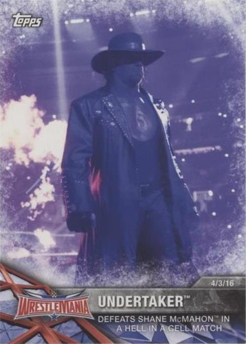 2017 Topps WWE Road to Wrestlemania - Undertaker #61
