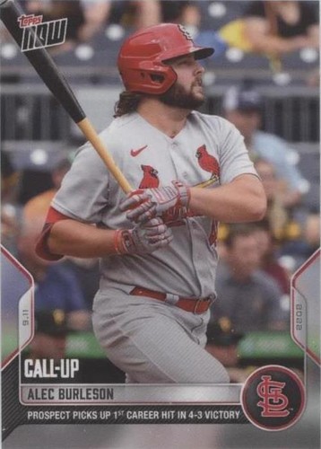 2022 Topps Now - Alec Burleson #889