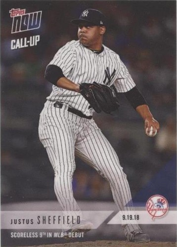 2018 Topps Now - Justus Sheffield #750