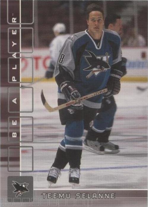 2001-02 In the Game Be A Player Memorabilia - Teemu Selanne #265