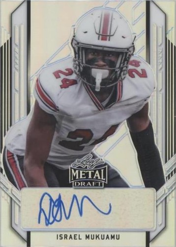 2021 Leaf Metal Draft Israel Mukuamu #PA-IM1