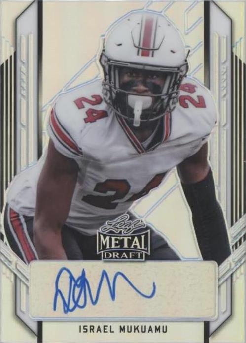2021 Leaf Metal Draft Israel Mukuamu #PA-IM1