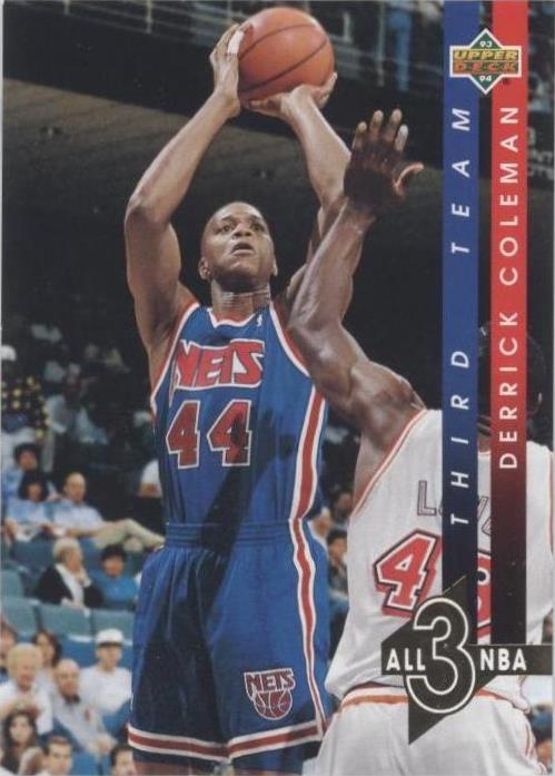 Cubierta superior 1993-94 - Derrick Coleman #AN12