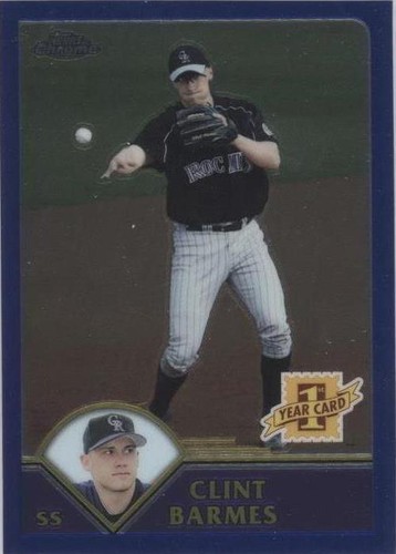 2003 Topps Chrome Traded & Rookies - Clint Barmes #T265