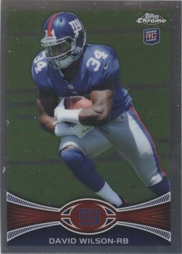 2012 Topps Chrome David Wilson #189