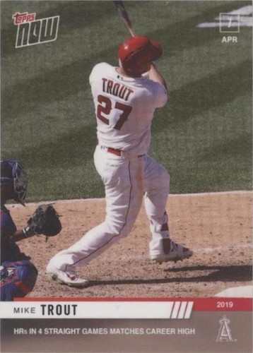 2019 Topps Now - Mike Trout #58