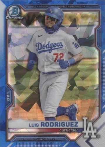 2021 Bowman Chrome Draft Sapphire Edition - Luis Rodriguez #BDC-134