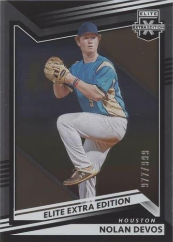 2022 Panini Elite Extra Edition - Nolan DeVos #163