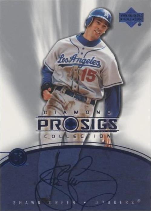 2004 Upper Deck Diamond Collection Pro Sigs - Shawn Green #68