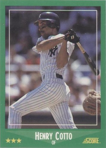 1988 Score - Henry Cotto #368