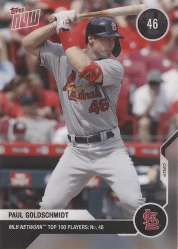 2020 Topps Now MLB Network Top 100 Players - Paul Goldschmidt #MN46