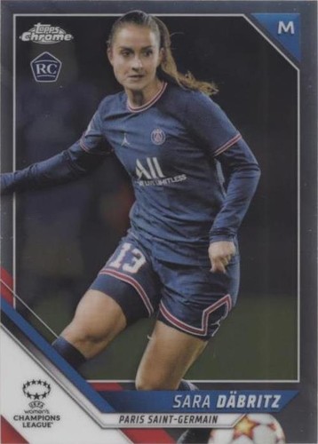 2021-22 Topps Chrome UEFA Women's Champions League Sara Dabritz #86