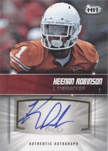 2012 SAGE Hit Keenan Robinson #A42