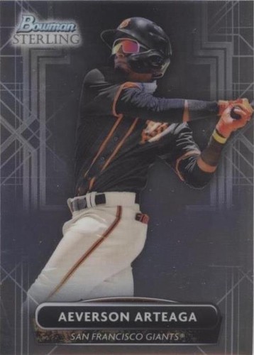 2022 Bowman Sterling - Aeverson Arteaga #BSP-56