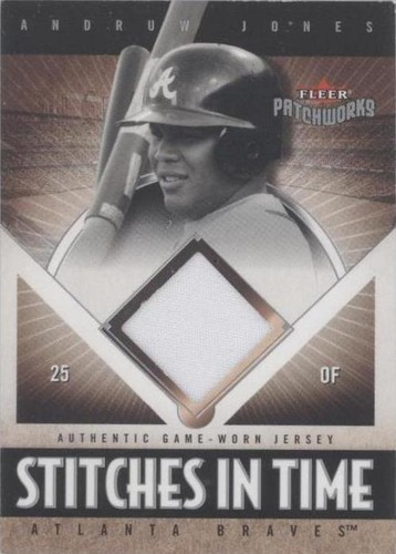 2004 Fleer Patchworks - Andruw Jones #ST-AJ