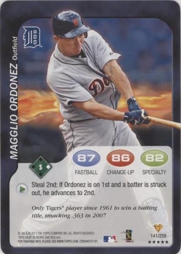 462 大リーグカード　マグリオ.オルドーニャス 462 大リーグカード マグリオ.オルドーニャス Magglio Ordonez