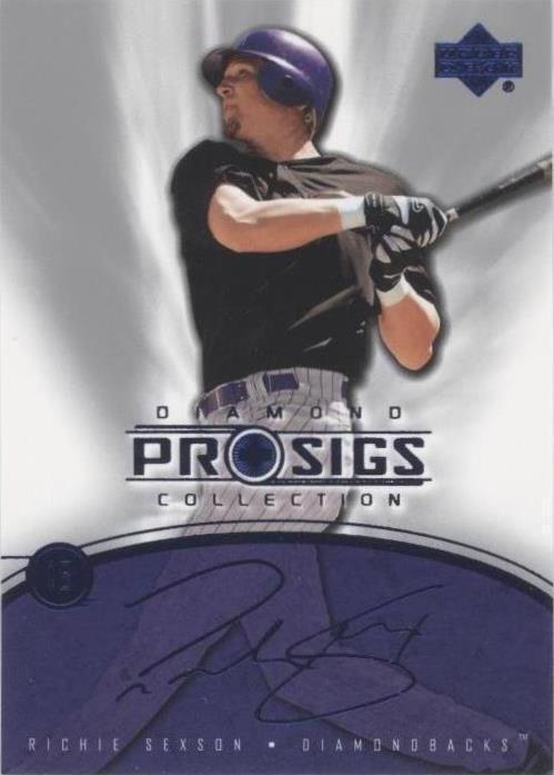 2004 Upper Deck Diamond Collection Pro Sigs - Richie Sexson #79