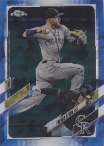 2021 Topps Chrome Sapphire Edition - Trevor Story #475