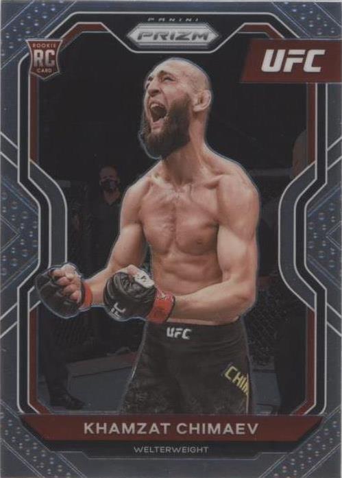 Carte UFC Khamzat Chimaev #94 Panini Prizm 2022 - Édition 66/99 - Near Mint