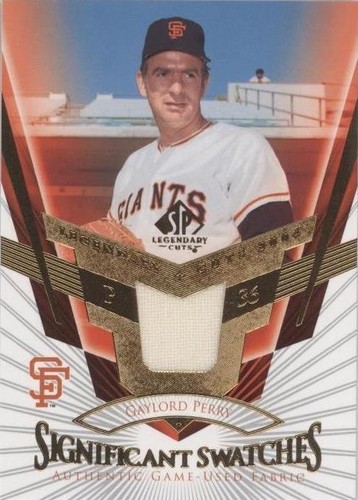 2004 SP Legendary Cuts - Gaylord Perry #SS-GP
