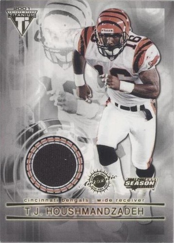 2001 Pacific Private Stock Titanium Postseason T.J. Houshmandzadeh #28