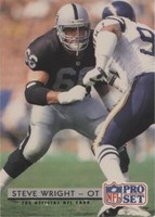 1992 Pro Set Steve Wright #215