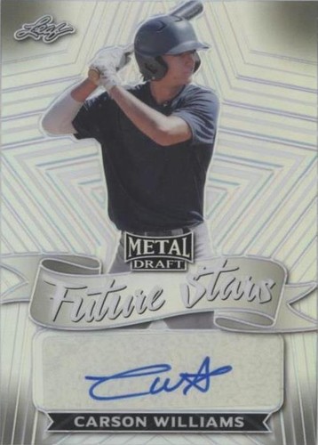2021 Leaf Metal Draft - Carson Williams #FS-CW1