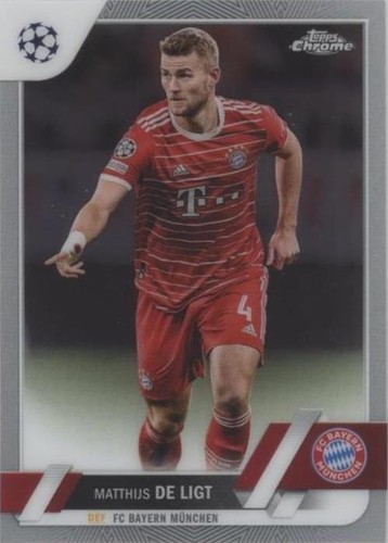 2022-23 Topps Chrome UEFA Club Competitions Matthijs de Ligt #161