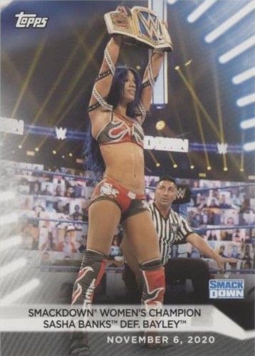2021 Topps WWE Women's Division - Sasha Banks #92